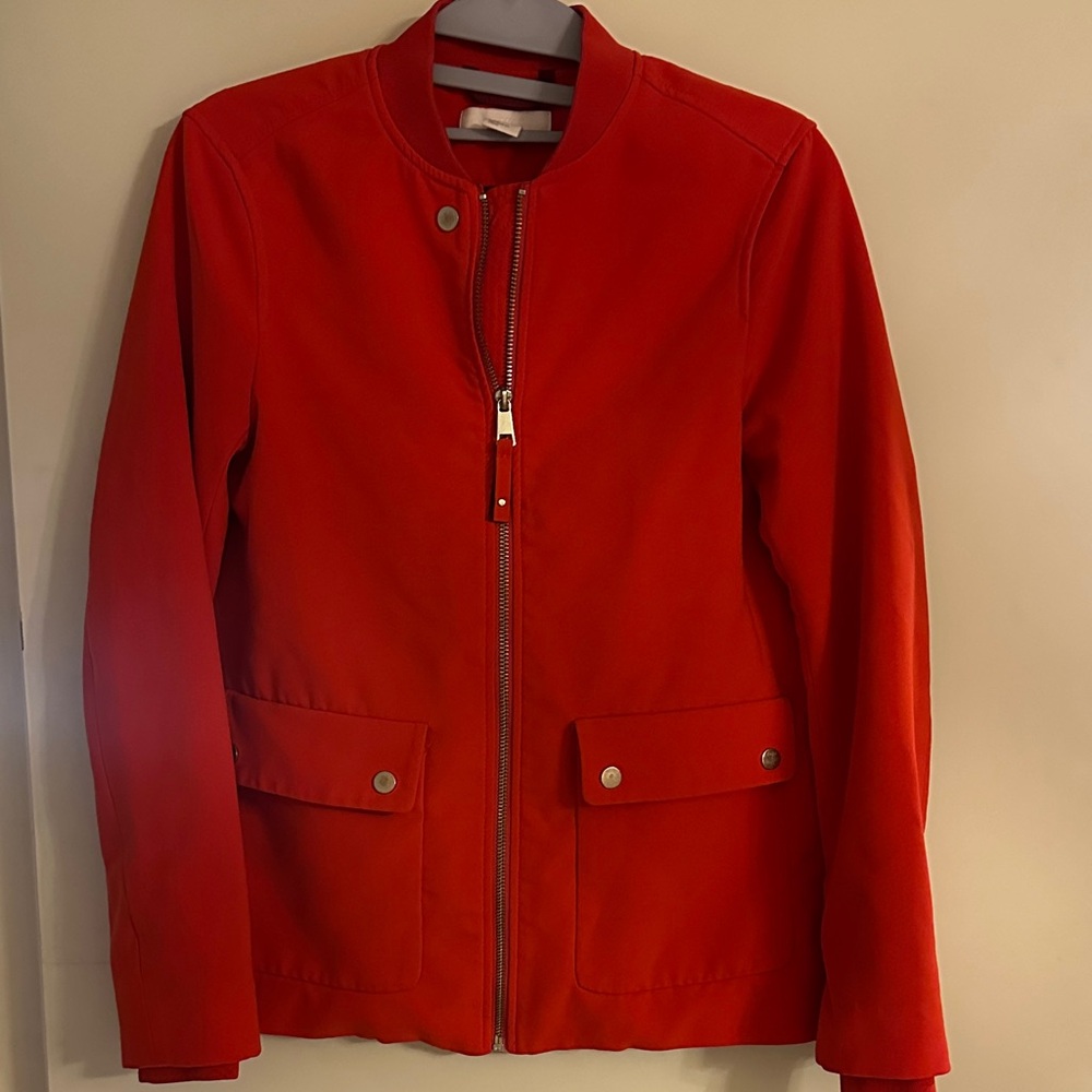 H&M Vibrant Red Bomber Jacket